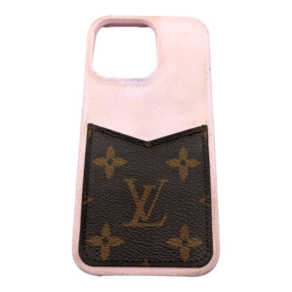 Louis Vuitton iphone 13 Pro Casing Monogram Light Pink